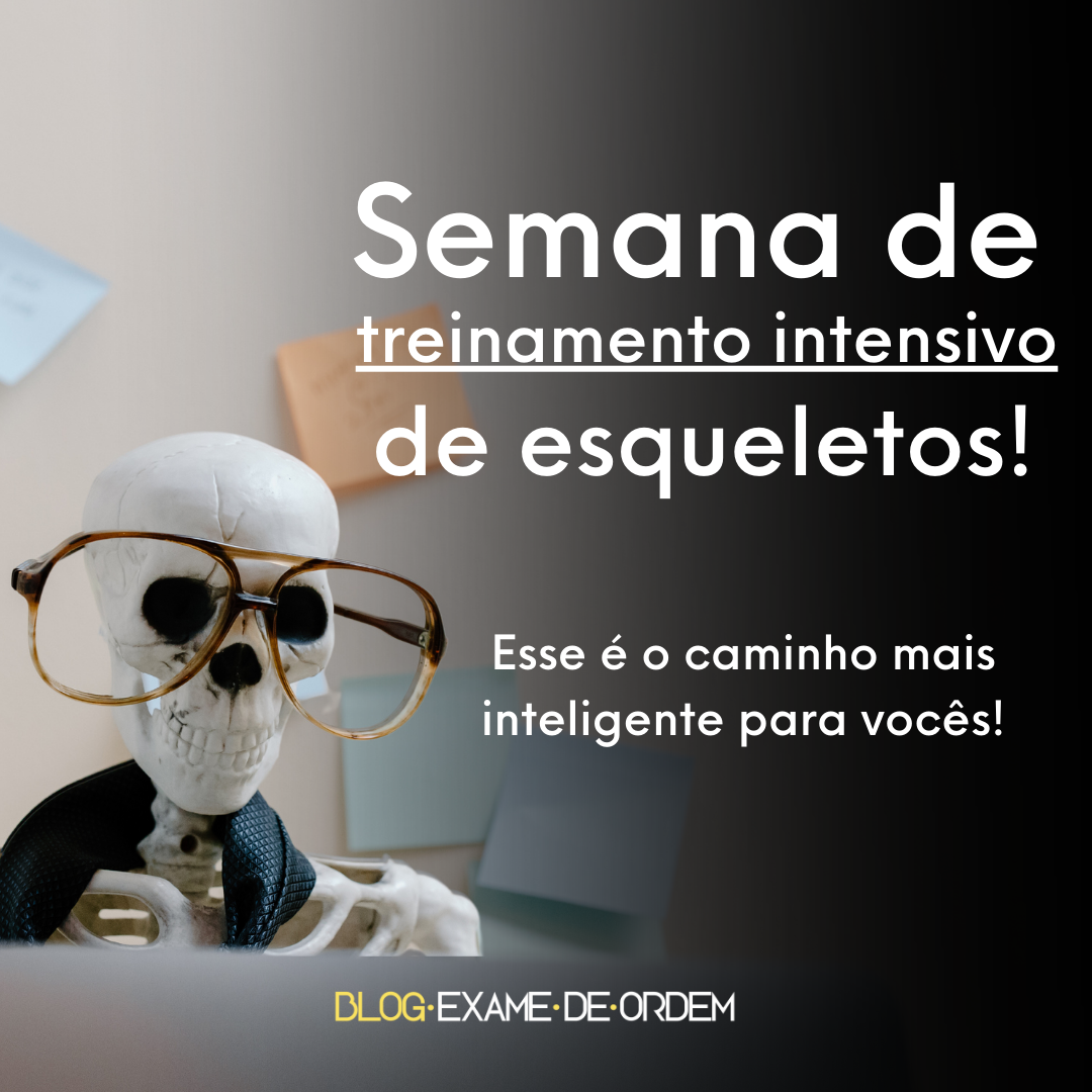 Semana de treinamento intensivo de esqueletos!