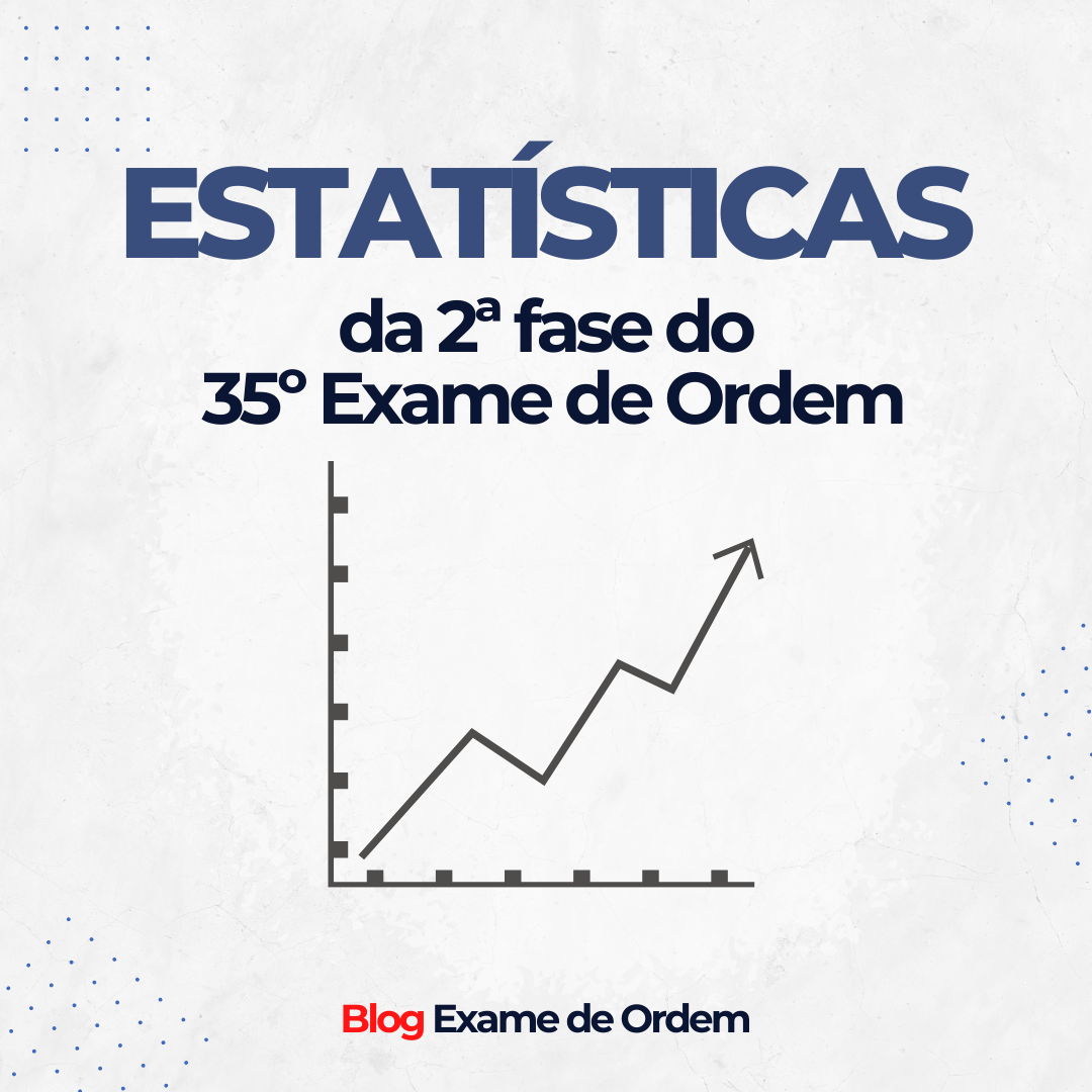 Estatsticas da 2 fase do 35 Exame de Ordem!