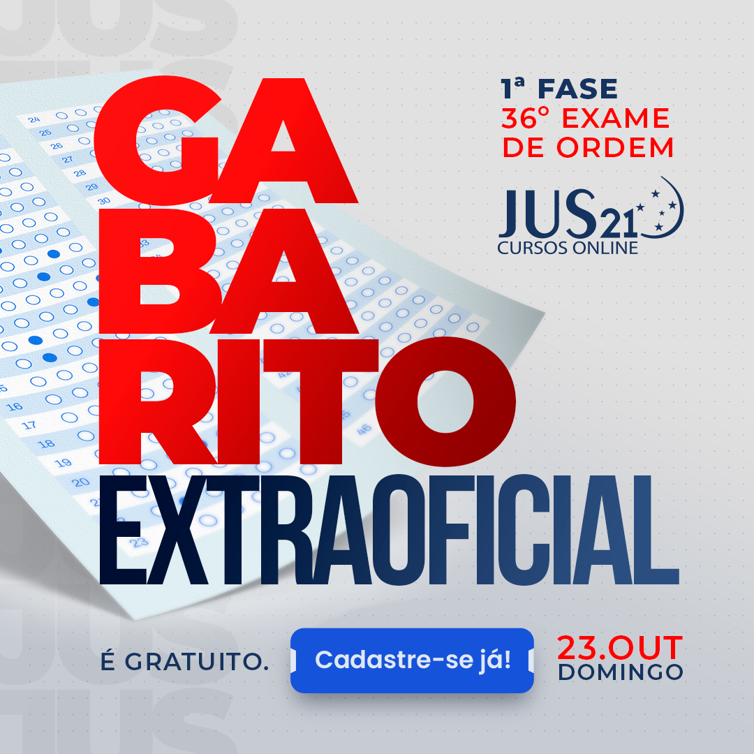 Cadastre-se para o Gabarito Extraoficial do Jus21