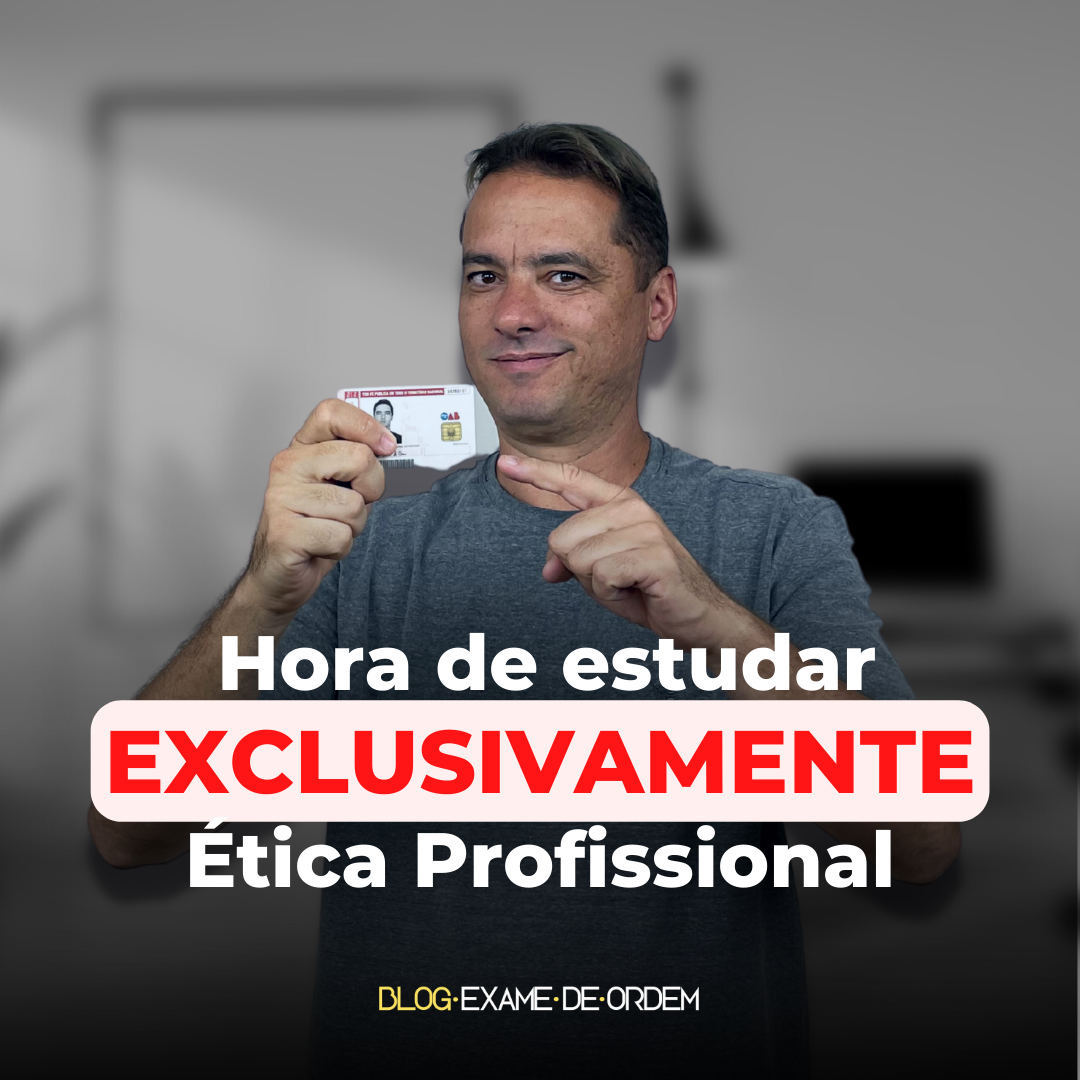  hora de estudar EXCLUSIVAMENTE tica Profissional