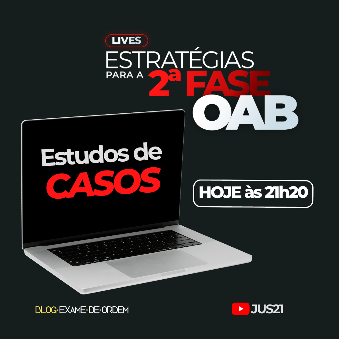 Live estratgicas: Hoje faremos os Estudos de Casos