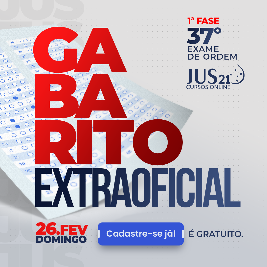 Cadastre-se para o Gabarito Extraoficial do Jus21