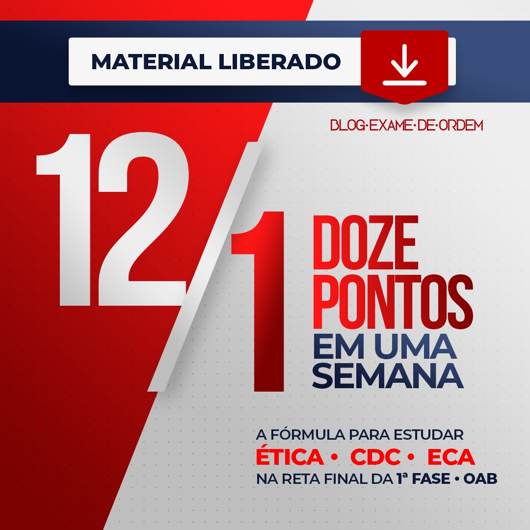 Disponvel o material de preparao 12 pontos em uma semana!