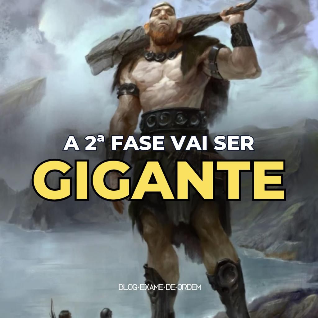 A 2 fase vai ser gigante