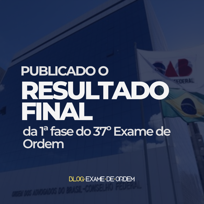 Publicado o resultado final da 1 fase do 37!