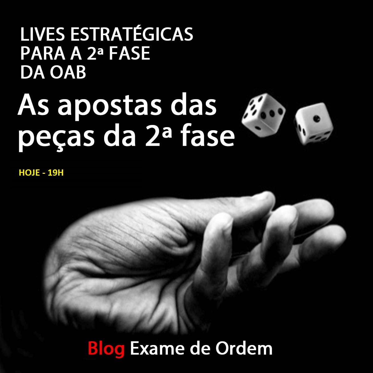 Hoje  dia das apostas na 2 fase da OAB!