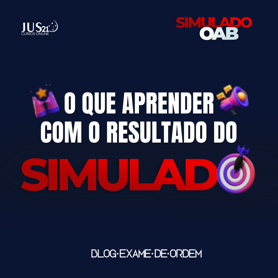 O que aprender com o resultado do simulado?