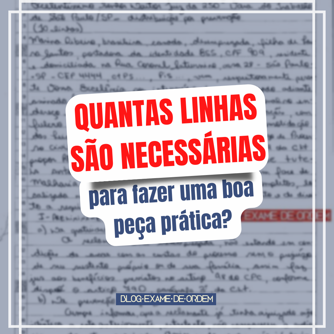 Quantas linhas so necessrias para fazer uma boa pea prtica?