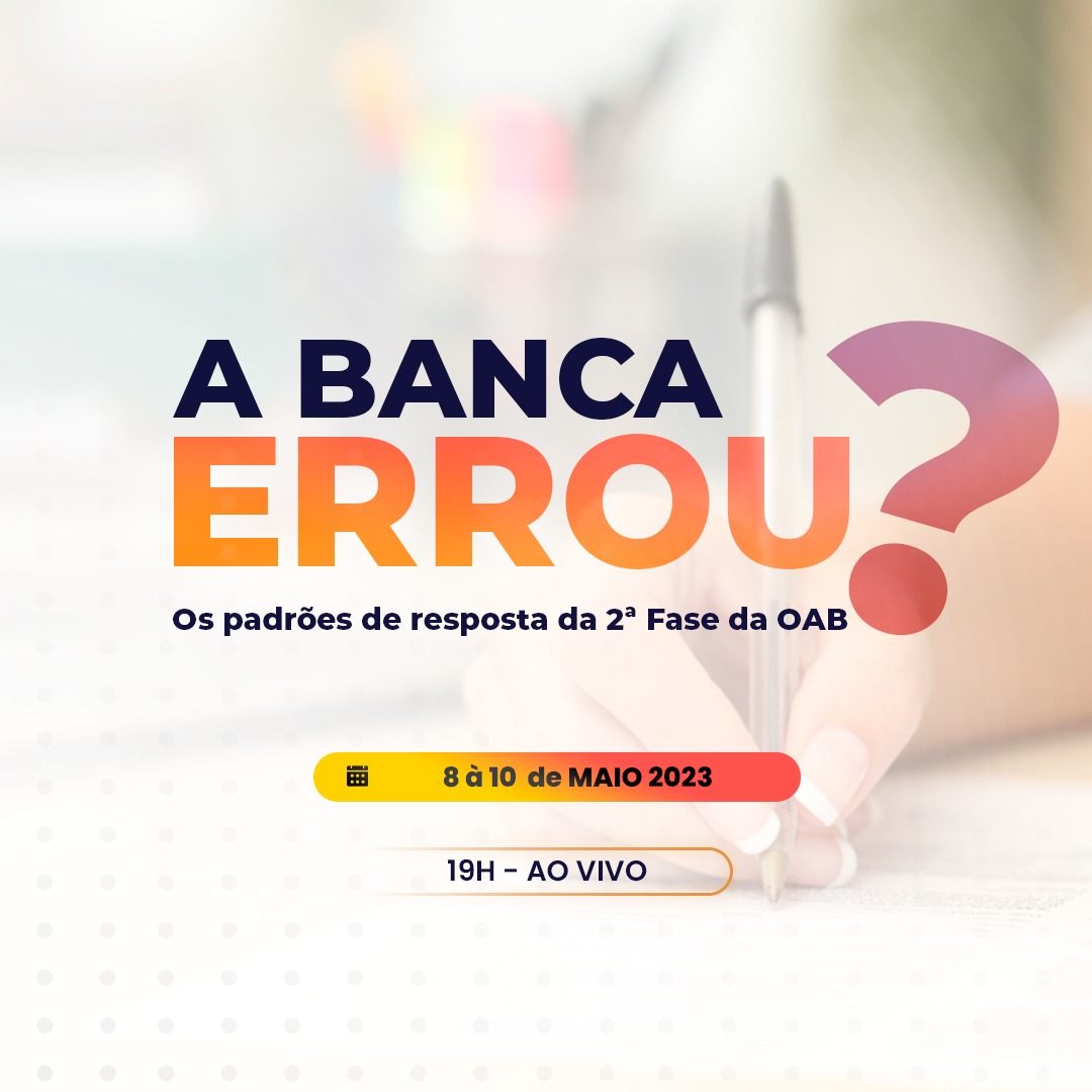 A banca errou? Anlise dos padres de resposta da 2 fase da OAB