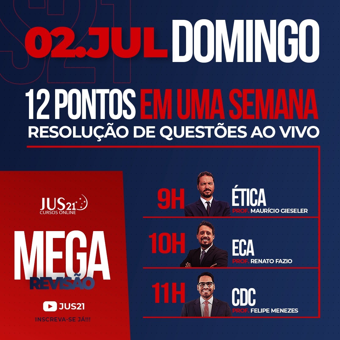 12 pontos em uma semana. Resoluo de questes ao vivo!