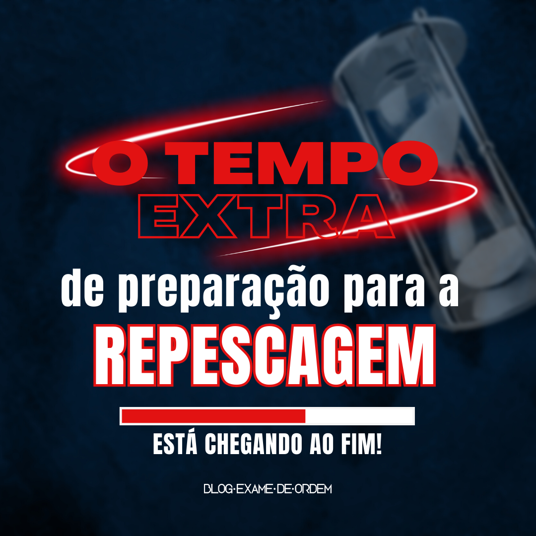 O tempo extra de preparao para a repescagem est chegando ao fim!