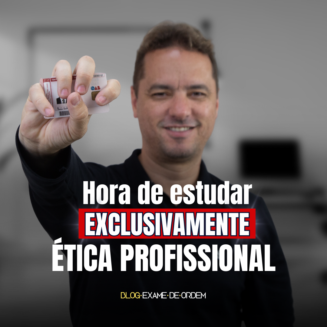  hora de estudar EXCLUSIVAMENTE tica Profissional