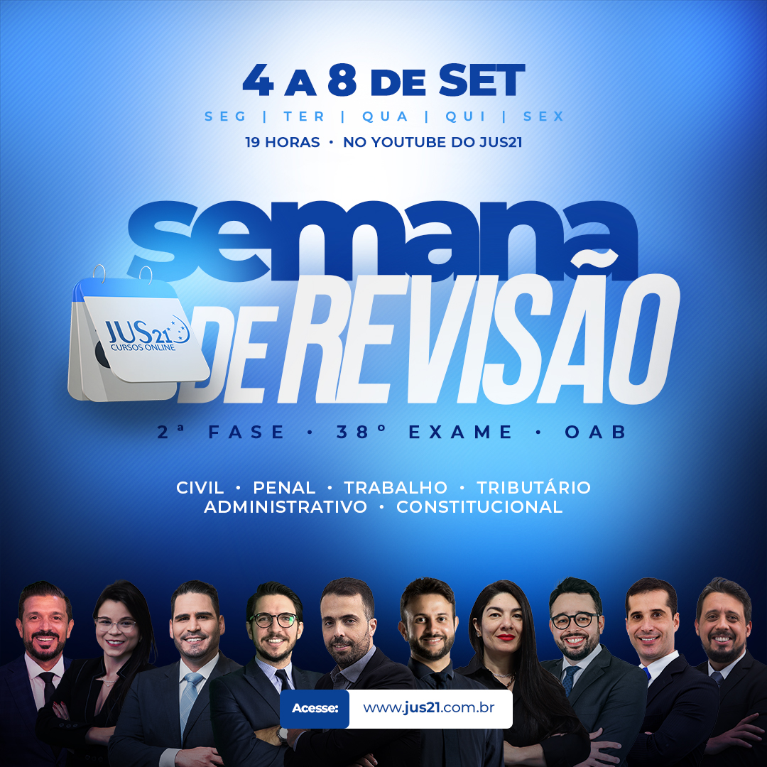 Hoje comea a Semana de Reviso!