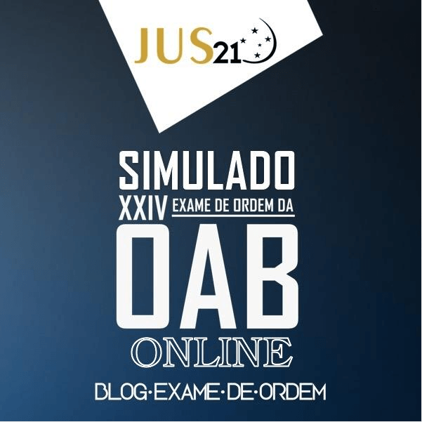 Simulado Online Blog Exame de Ordem/Jus21