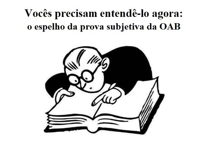 Vamos entender o espelho da prova?