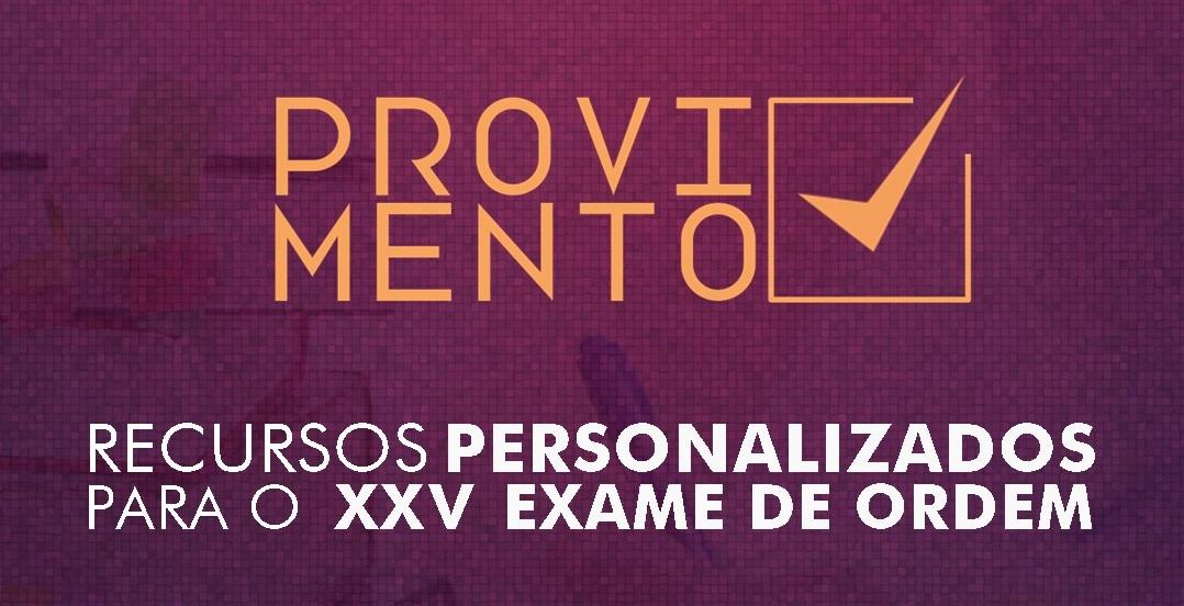 Provimento: Auxlio na elaborao de recursos da 2 fase da OAB