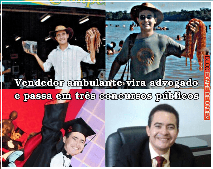 Vendedor ambulante vira advogado e passa em trs concursos pblicos