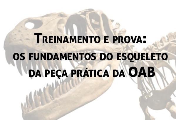 Treinamento e prova: os fundamentos do esqueleto da pea prtica da OAB