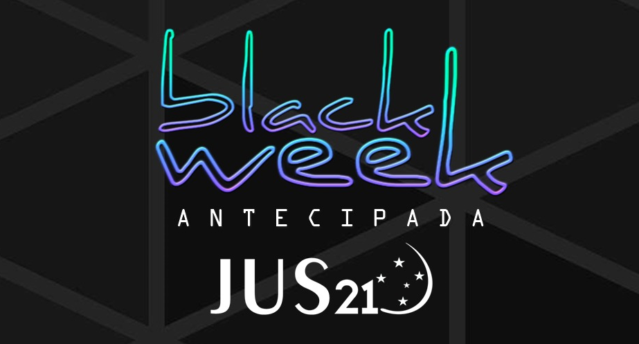 Black Friday Jus21: 50% de desconto em todo o site!