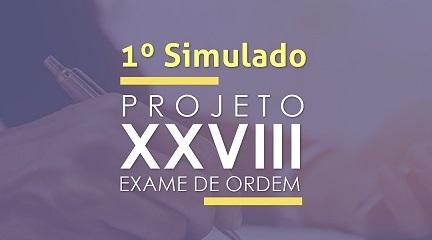 Liberado o 1 simulado Online para o XXVIII Exame de Ordem