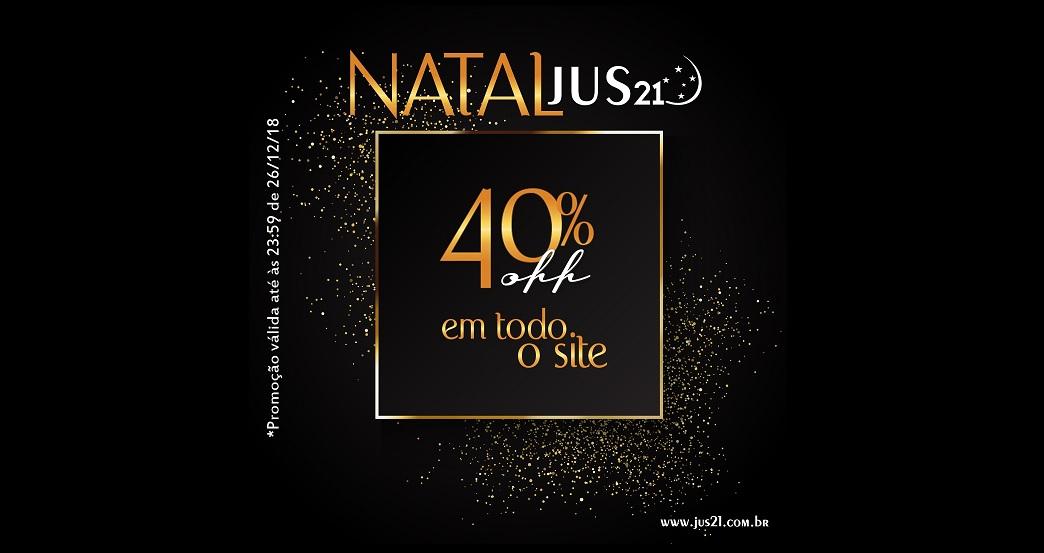 Promoo de Natal do Jus21! 40% de desconto em todos os cursos!