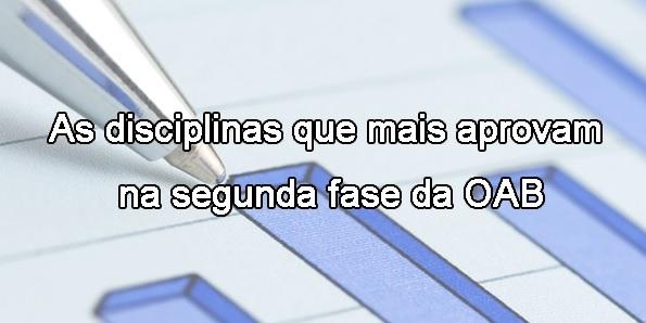 As disciplinas que mais aprovam na segunda fase da OAB