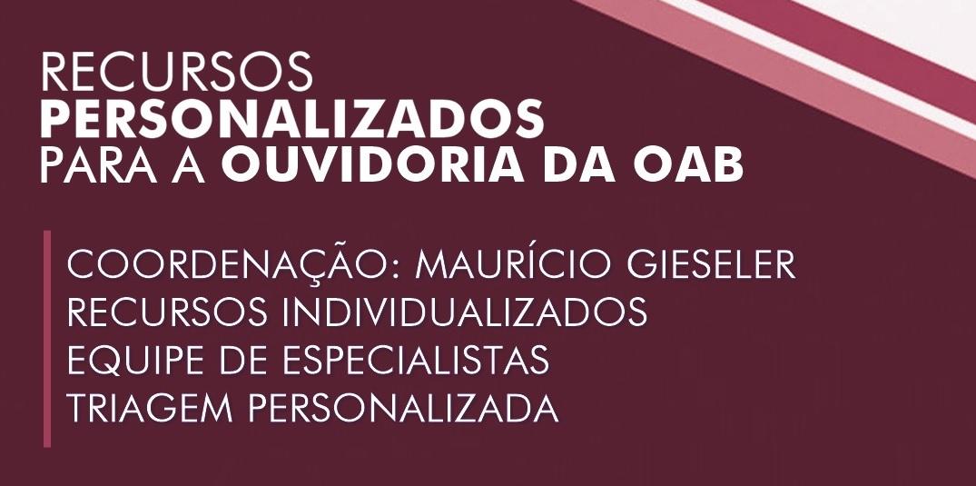 Provimento: Auxlio correto para a Ouvidoria da OAB