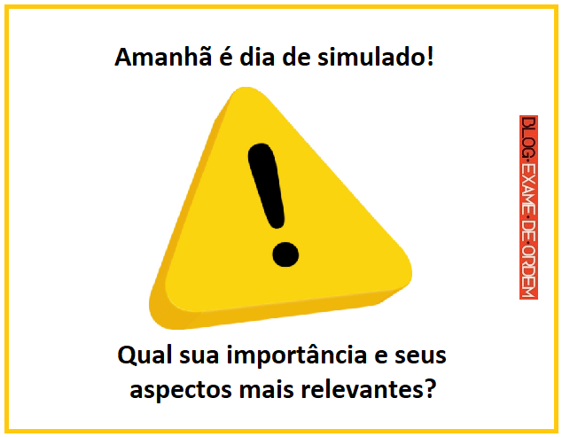 Importncia do simulado para prova da OAB