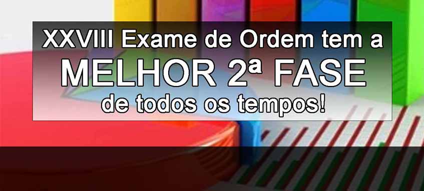 XXVIII Exame de Ordem tem a melhor 2 fase de todos os tempos!