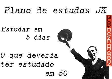 Download do Plano de Estudos JK - XXV Exame de Ordem! Download do Plano de Estudos JK - XXV Exame de Ordem!