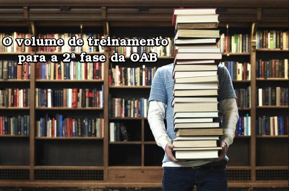 O volume de treinamento para a 2 fase da OAB