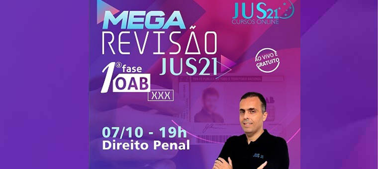 A partir das 19h, AO VIVO, Mega Reviso de Penal com Geovane Moraes!