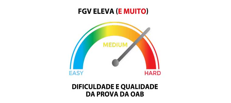 FGV eleva (e muito) dificuldade e qualidade da prova da OAB